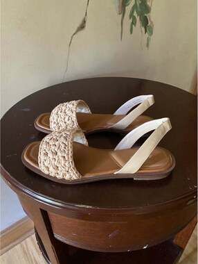 Aldo Women’s Solena Slip On Slingback Flat Sandals